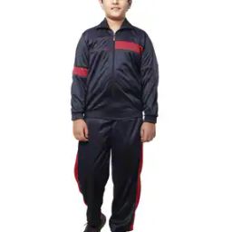 Colour-Block Tracksuit with Full Sleeves-image-82
