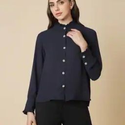Women Striped Regular Fit Shirt-image-52