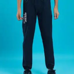 Boys Western Wear Typographic Joggers-image-46
