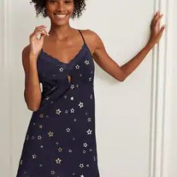 Star Print Strappy Chemise-image-62