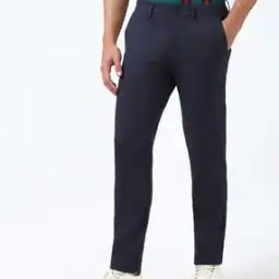 Men Mid-Rise Slim Fit Flat-Front Trousers-image-59