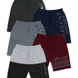 Pack of 5 Boy Regular Fit Flat-Front Shorts-picture-47