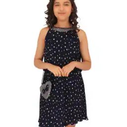 Polka-Dot Print Shift Dress-image-62