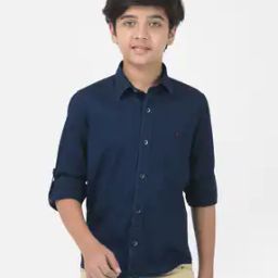 Slim Fit Shirt with Patch Pocket-picture-16