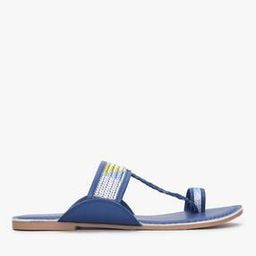 Embroidered Toe-Ring Sandals-image-47