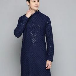 Embellished Long Kurta with Insert Pocket-picture-22