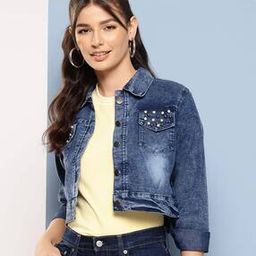 Women Regular Fit Denim Jacket-picture-40