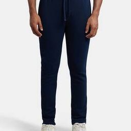 UM53 Super Combed Cotton Rich Fleece Fabric Slim Fit Trackpants with Convenient Zipper Pockets-image-72