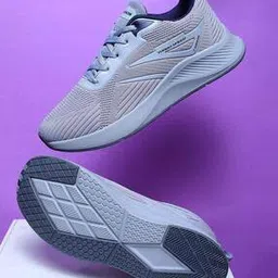 Men Colourblock Running Shoes with Lace-Fastening -image-87