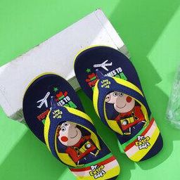 Graphic Print Thong-Strap Flip Flops-image-65