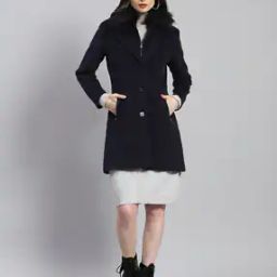 Women Button-Front Peacoat-image-38