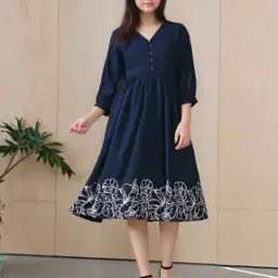 myshka Women Embroidered A-Line Dress-picture-20