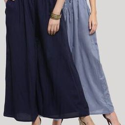 Pack of 2 Palazzos with Drawstring Waist-picture-8