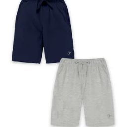 Pack of 2 Shorts with Drawstring Waist-image-19