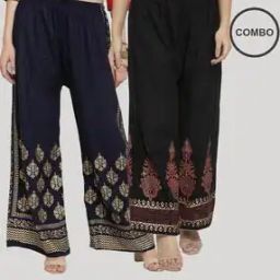 Pack of 2 Floral Palazzos-image-13