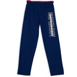 Boys Typographic Print Track Pants-37