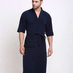 Unisex Micro Terry Bathrobe  -image-1