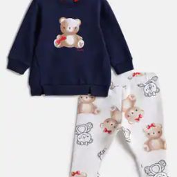 Girls Printed Pants & Top Set-image-48