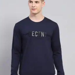 Men Regular Fit Typographic Print T-Shirt-image-13