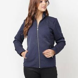 Women Monochrome Quilted Relaxed FitTrack Jacket-picture-42