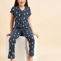 Girls Self-design Nightwear Set-image-82