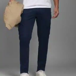 Men Tailored Fit Cargo Pants-image-82