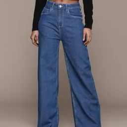 Women High-Rise Straight Jeans-image-90
