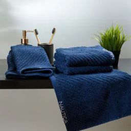 Set of 4 Striped Cotton Hand Towels 24" x 16"-8