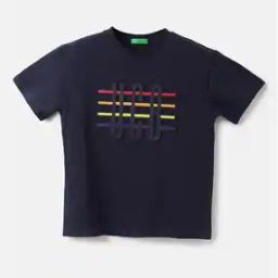 Brand Print Round-Neck T-Shirt-image-80