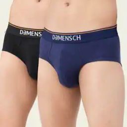 Pack of 2 Briefs with Brand Print Elasticated Waist-image-42