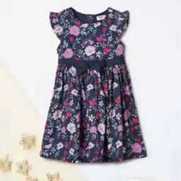 Girls Floral Print Dress-image-36