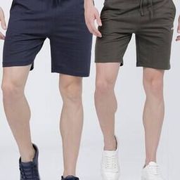 Pack of 2 Flat-Front City Shorts-image-38