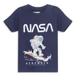 Boys Graphic Print Regular Fit Round-Neck T-Shirt-image-83