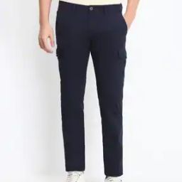 allen solly Men Flat-Front Slim Fit Trousers-picture-26