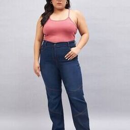 Women Lightly Washed High-Rise Flared Jeans-image-32