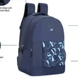 Men Typographic Print Backpack-51
