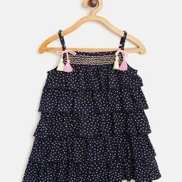 Smocked A-line Dress with Ruffles-picture-29