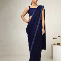 Women Chiffon Saree-image-26