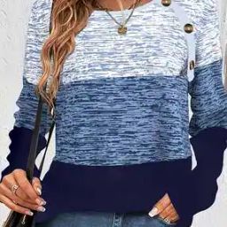 Women Colourblock Regular Fit Top-image-10