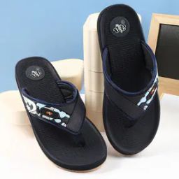 Men Embossed Thong-Strap Flip-Flops -6