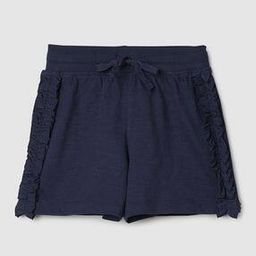 Girls Regular Fit Shorts with Drawstring Waist-picture-15