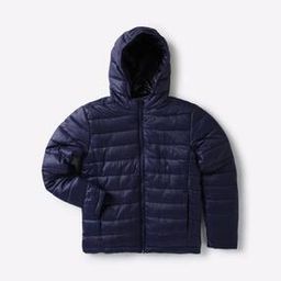 Quilted Zip-Front Hooded Jacket-image-77