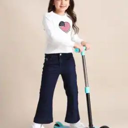 Girls Graphic Jeans-39