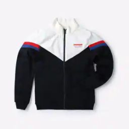 Colourblock Zip-Front Sweatshirt with Insert Pockets-image-88