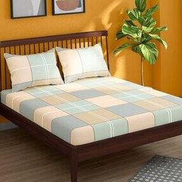152 TC Hashtag Cotton Bedsheet-image-79
