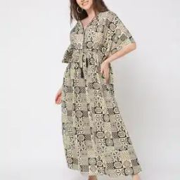 Bagru Printed Kimono Dress-image-50