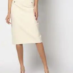 Women Relaxed Fit Pencil Skirt-image-42