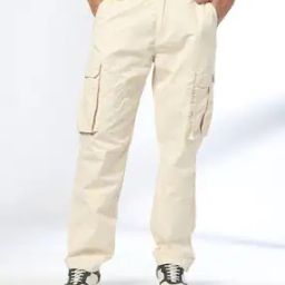 Women Loose Fit Cargo Pants-image-36