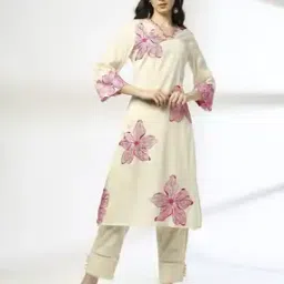 Women Embroidered Straight Kurta with Sequins-image-1