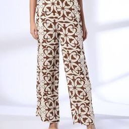 Women Printed High-Rise Relaxed Fit Trousers-image-75